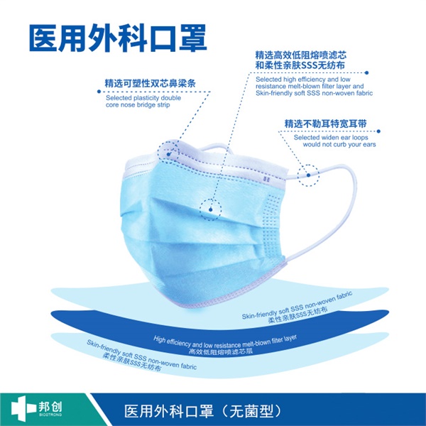 邦创-医用外科口罩-无菌型